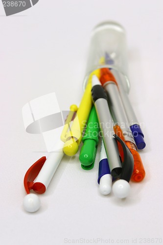 Image of  pens, pin, pins, school, secretary