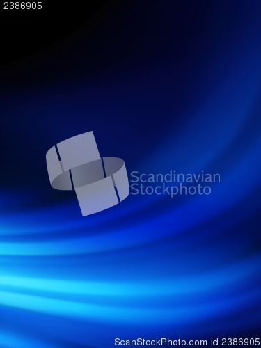 Image of Blue smooth twist light lines background. EPS 10