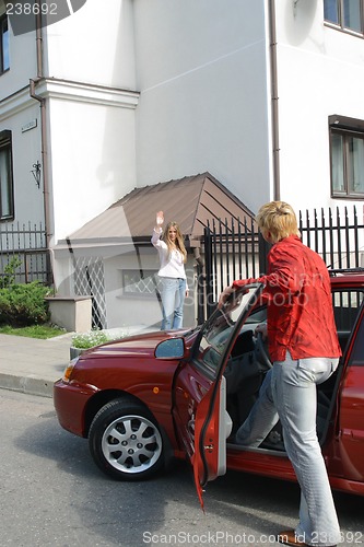 Image of Journey to families on car