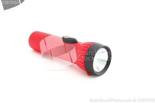 Image of Red flashlight