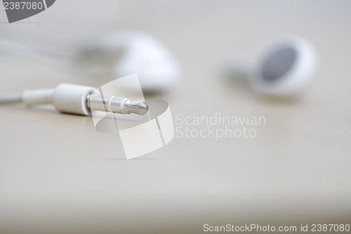 Image of Modern earphones