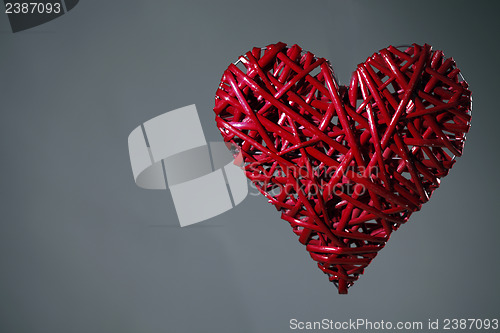 Image of Hand made red heart