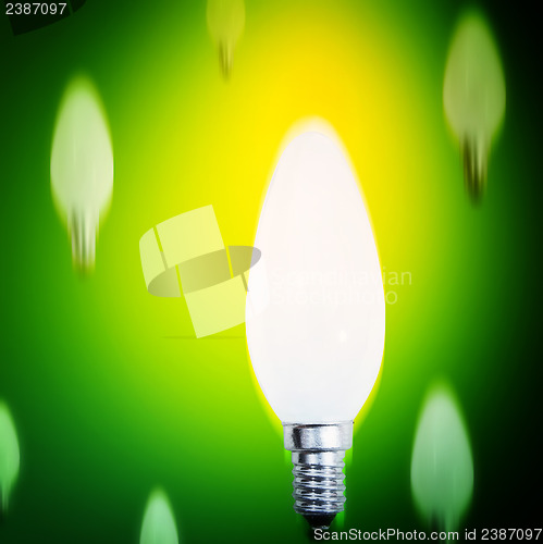 Image of Falling bulbs