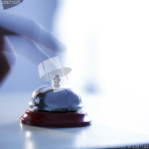 Image of Close up photo of a bell 