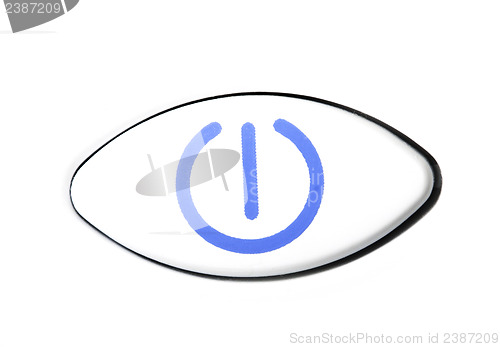 Image of Power button.