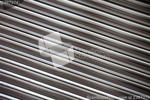 Image of Corrugated metal surface