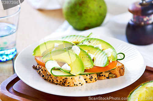 Image of Avocado with Feta sandwich