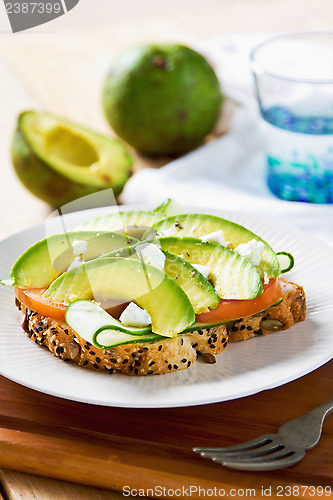 Image of Avocado with Feta sandwich