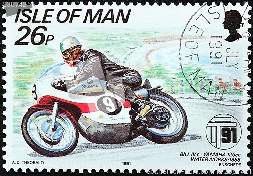 Image of Motorcycle Race Stamp #1