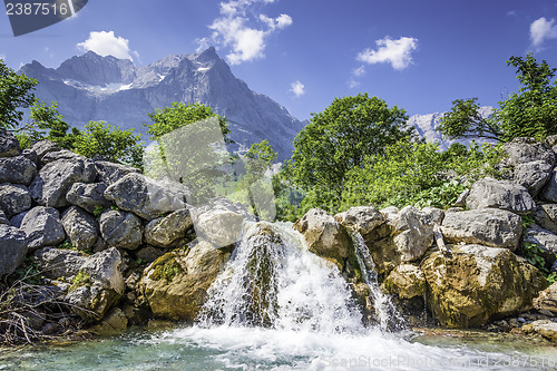 Image of Waterfall in the Austrian Alps