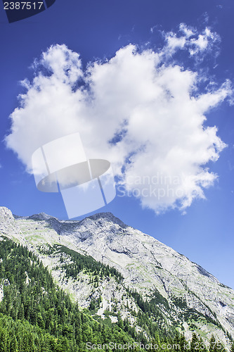 Image of Mountain with cloud