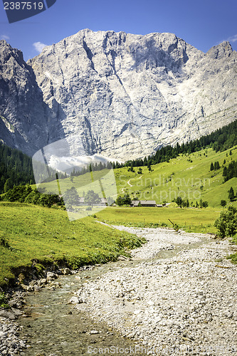 Image of Rock face in the Alps