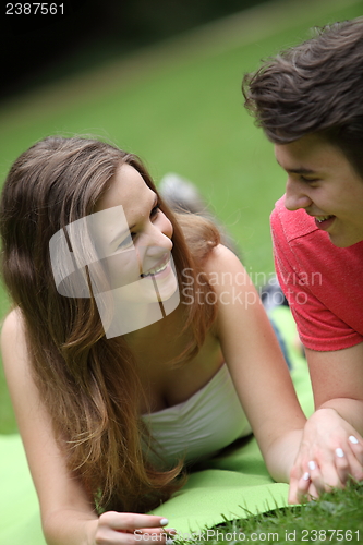 Image of Young teenage girl on a date