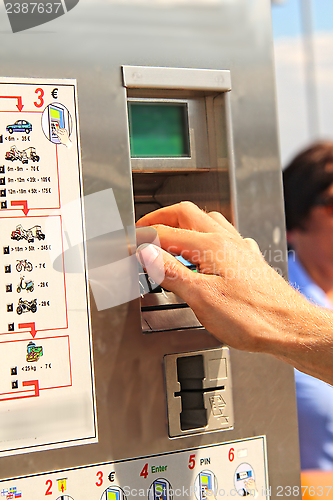 Image of Ticket vending machine