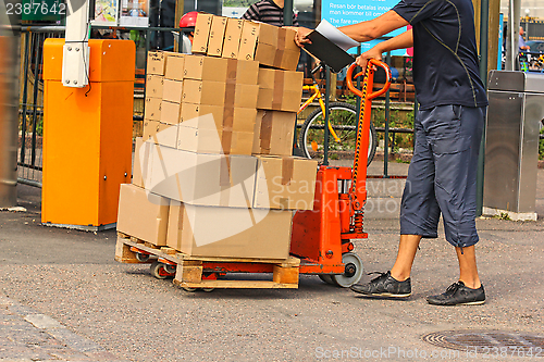 Image of Fork pallet truck