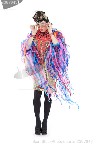 Image of Fashion conscious drag queen