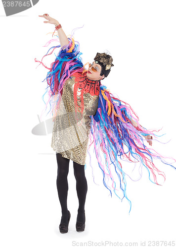 Image of Fashion conscious drag queen