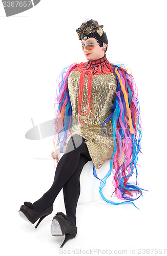 Image of Fashion conscious drag queen