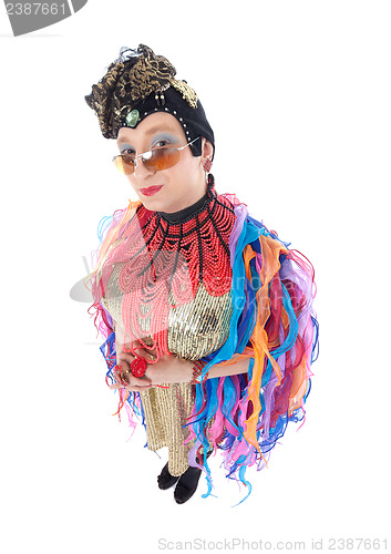 Image of Fashion conscious drag queen