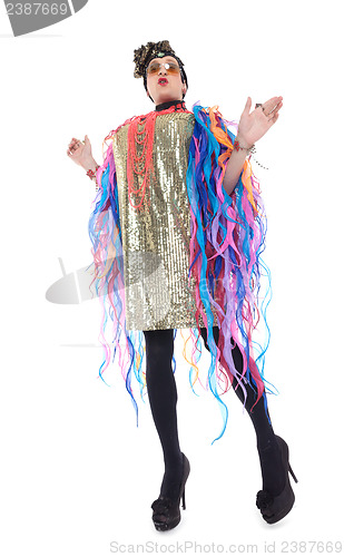 Image of Fashion conscious drag queen