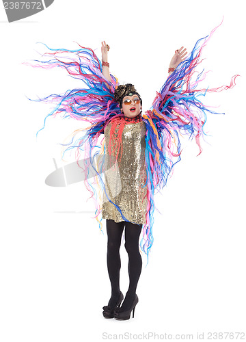 Image of Fashion conscious drag queen