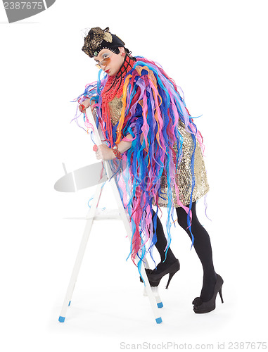 Image of Fashion conscious drag queen