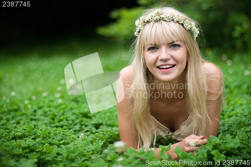 Image of Beautiful Girl Laughing