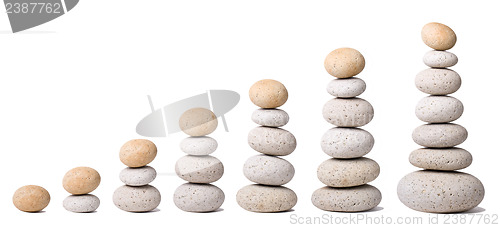 Image of 7 Stacks of Stones