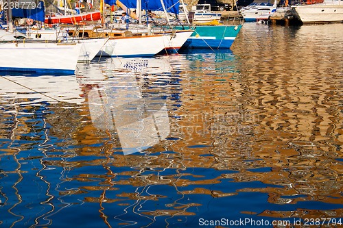 Image of Yachts in marina