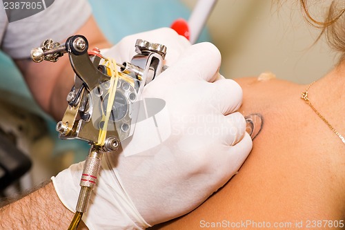 Image of tattoo making