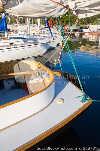 Image of Yachts in marina