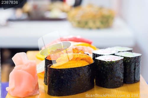 Image of japanese sushi 