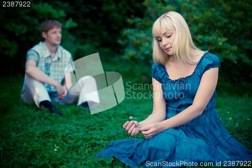 Image of Young couple in love