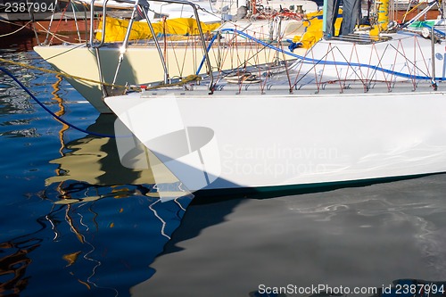 Image of Yachts in marina