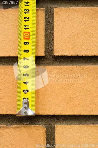 Image of Brick and ruler