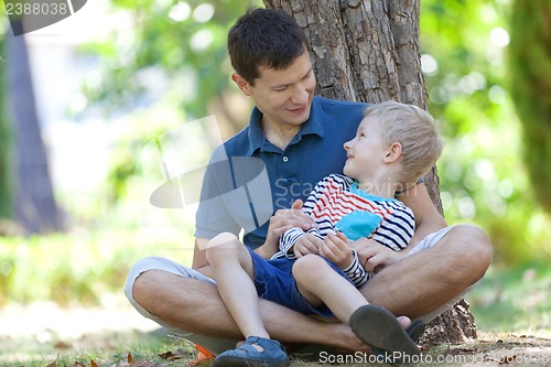 Image of family at the park