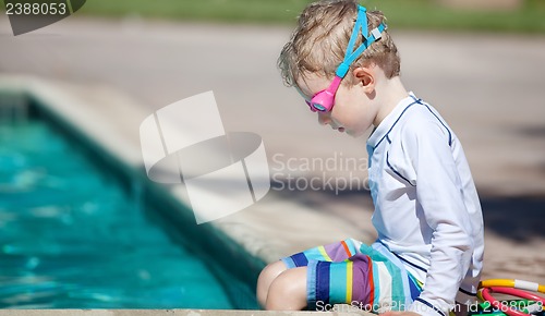 Image of boy in the pool