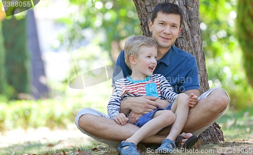 Image of family at the park