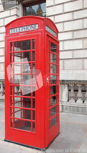 Image of London telephone box