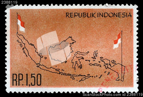Image of Stamp printed by Indonesia