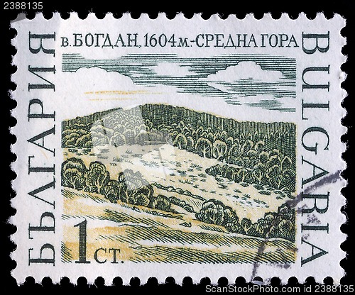 Image of Stamp printed in Bulgaria shows Mountain Peaks, Bogdan