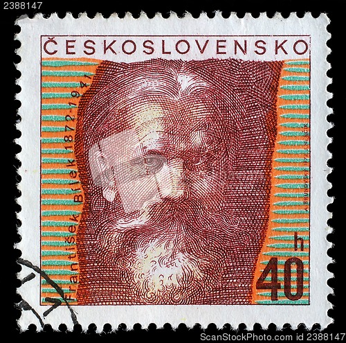 Image of Stamp printed by Czechoslovakia, shows Frantisek Bilek