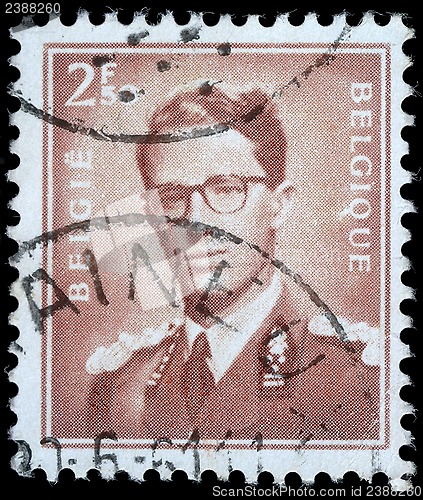 Image of Stamp printed in Belgium shows King Baudouin