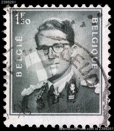 Image of Stamp printed in Belgium shows King Baudouin