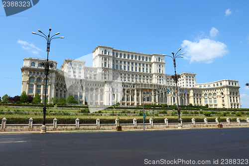 Image of Parliament in Romania