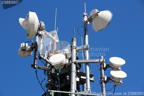 Image of Wireless transmission tower