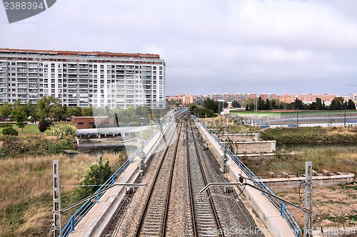 Image of Railroad tracks in Spain