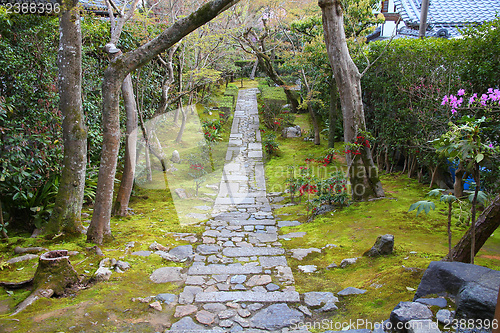 Image of Zen garden in Kyoto