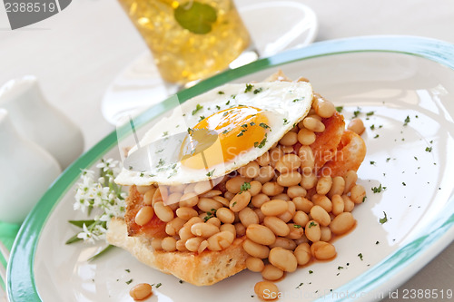 Image of Egg On Baked Beans