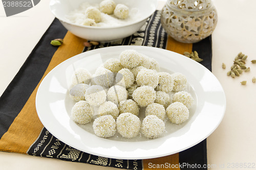 Image of Coconut Cardamon Burfi